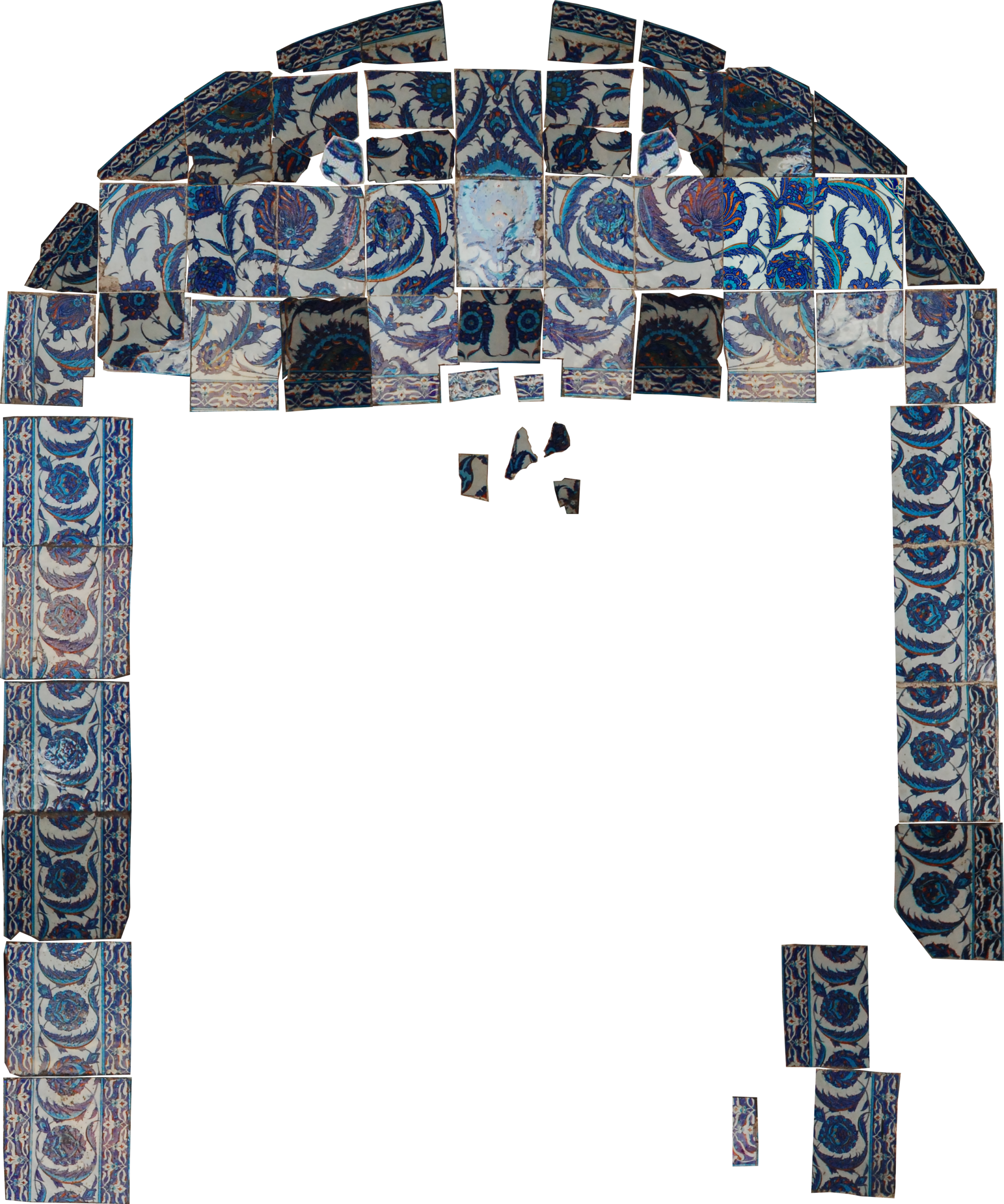 The final reconstructed layout after using the symmetry to fill gaps.